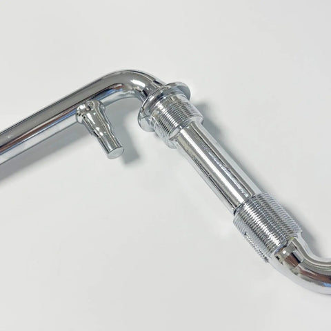 2 Inch Cup Pedal Crank Kit With 44T Sprocket And 165mm Crank Arm One Piece Bike Crankset Silver finish close-up
