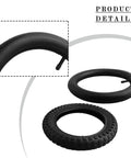 12 Inch Bicycle Tire And Inner Tube Set With Puncture Resistant Outer Tire And AV Valve For Bikes Scooters And Electric Skateboards