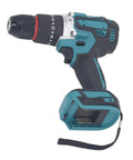 Tough As Nails 18V Cordless Drill And Impact Driver With Beast Mode Power Featuring 20 Plus 3 Torque Settings Variable Speed Chuck Built In LED Light And Rugged ABS Casing For Everyday Home Grind And Small Jobs, side view.