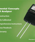 Dual Probe Soil pH Meter For Accurate pH Testing, Auto Readout And Easy Balance, No Batteries Needed, Rugged Garden Gadget