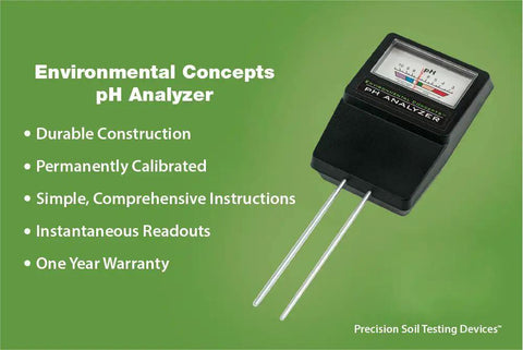 Dual Probe Soil pH Meter For Accurate pH Testing, Auto Readout And Easy Balance, No Batteries Needed, Rugged Garden Gadget