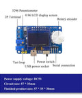 Mini Digital Oscilloscope Soldering Practice Kit Portable DIY Electronics Learning Tool displaying components and labels