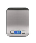 Digital Kitchen Scale with 11 lb Capacity, grams and ounces, stainless steel platform, backlit display, tare function