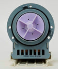 Front view of Front Load Washer Water Pump Motor 461970201671 46197020148 Replacement Part With Four Blades Impeller Mod M75