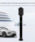 Heavy Duty Floor Mounted EV Chargers Built Like A Tank With Rustproof Steel Outdoor Electric Vehicle Charging Station, thickened galvanized steel plate.