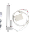 Heavy Duty 12V Electric Linear Actuator With 1.96 Inch Stroke 220 Lbs Load 0.47 Inches Per Second Mounting Brackets And Remote