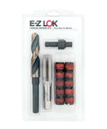 Threaded Inserts For Metal 7 16 14 SelfLocking Steel Repair Kit With Black Oxide Finish in packaging