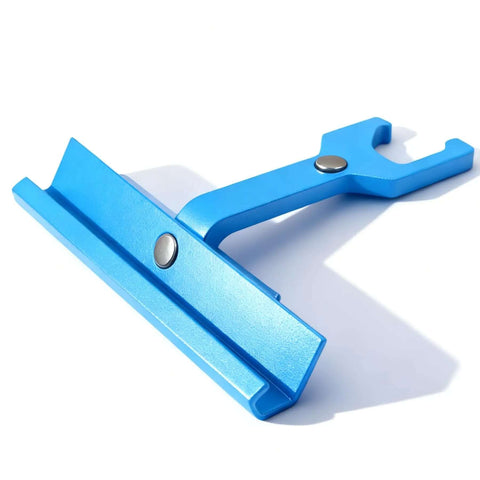 One Hand Magnetic Cleat Clip Tool For HVAC Ductwork TDC TDF PPC PPF Clips, 4 Inch Handle, shown on white background