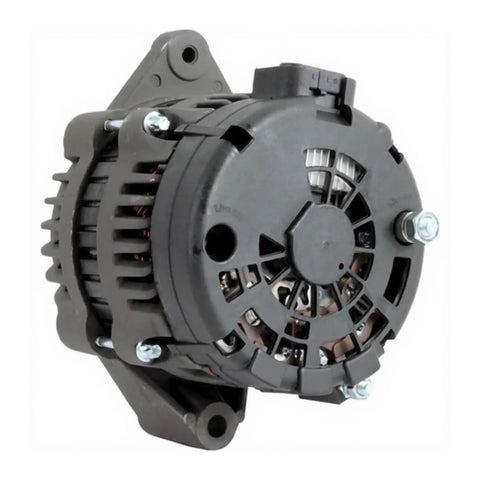 Marine Alternator Replacement With 6-Groove Pulley For Boats Plug And Play No Fuss Install Low Noise Operation Lightweight Design