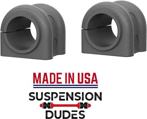 Code Red Extreme 4 Piece Front Sway Bar Bracket And Bushing Kit For Jeep Wrangler 2007 Through 2022, gray rubber bushings.