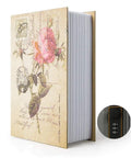 Hidden Book Safe With Combination Lock, Realistic Dictionary Safe For Cash Jewelry Or Passports, Rose Finish, side view