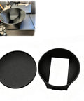 Round Coffee Bean Hopper With Wide Fill Opening For No Fuss Single Dose Transfer And Reusable Coffee Station Upgrade Designed For Home Brewers Ready To Level Up Grinds, black, circular design, open top view