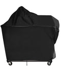Side view of 48 Inch Outdoor Sink Cover For Feasto And Cuisinart CGWM-090 CGWM-094 made of 600D Oxford fabric, on a prep table.