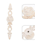 European Vintage Cabinet Pull Handle Zinc Alloy Retro Vibe Drawer Knob For Furniture Hardware In K Gold Ivory White design