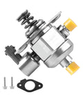 Premium High Pressure Fuel Pump Replacement For GM Vehicles 2008 To 2017 Fits Chevrolet Camaro Traverse Buick Enclave LaCrosse Cadillac CTS STS GMC Acadia Saturn Outlook And More With Cross Reference Numbers 12626234 12614934 12647344 12658552 - front view with mounting hardware