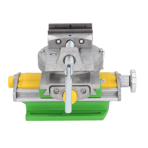 Slide Drill Press Vise With 77mm Clamping, XY Compound Vise for Milling and Drilling, multifunctional workbench front view