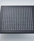 16 Inch Square Rain Shower Head Ultra Thin 304 Stainless Steel Matte Black Waterfall Showerhead Full Body Coverage