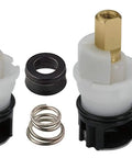 Faucet Stem Assembly Repair Kit For Two-Handle Lavatory Faucets 4 Pack With 1/4 Turn Stops, brass stem, stainless plate, RP4993 parts