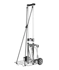 Remin Kart A Bag Tri Kart Heavy Duty Utility Cart with telescopic handle and steel frame, folded position, two wheels visible