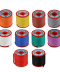 12 Gauge Silicone Wire Kit With 10 Colors, 25 Ft Each, Crazy Flexible 12 AWG Stranded Tinned Copper Wire displayed in spools