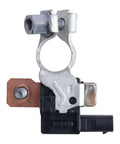 Badass Battery Monitor Sensor Module Hella Compatible With Gmc Acadia Buick Encore Chevy Malibu Traverse Blazer Xts Direct Oem Replacement 13545954 close-up view with metal construction and electrical connection.