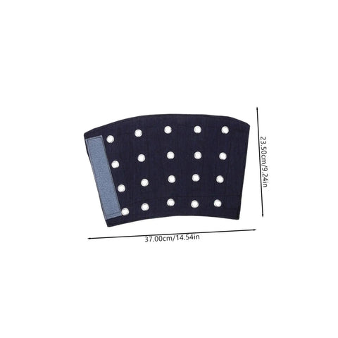 Built Tough Cut Resistant Wrist Sleeves For Mechanics And Yard Crews, navy blue design with ventilation holes, 37cm x 23.5cm.