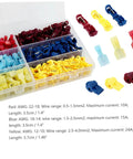 Badass 200 Piece Premium Heat Shrink Wire Terminal Kit Waterproof Marine Auto Crimp Weather Pack Connectors set in organizer
