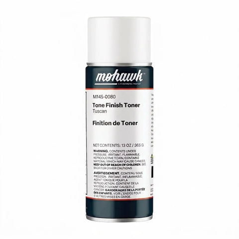 Heavy Duty Wood Repair And Seal Aerosol Duo Featuring Tuscan Toner Spray for furniture touch ups in a 13 oz aerosol can.
