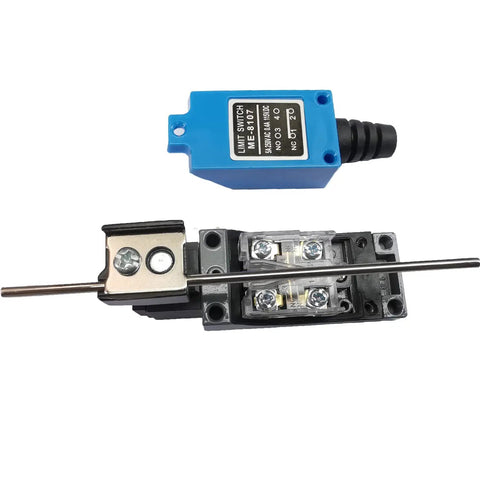 2 Pack ME-8107 Adjustable Rod Lever Arm Limit Switch 1NC 1NO Momentary Travel Switch For CNC Mills, zinc alloy construction