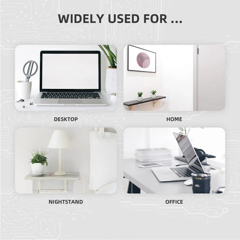 Power Strip Tower With Night Light For Home Or Office Dope Surge Protection 14 AC Outlets And 4 USB Ports Flat Plug uses
