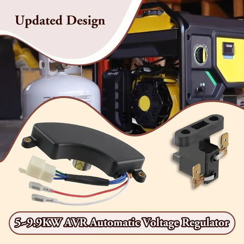 Go-To AVR Generator Voltage Regulator Rectifier for 5 to 9.9kW Portable Gen Sets Replacement Part with updated design