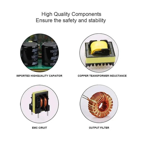 High quality components including imported capacitors and copper transformers for Heavy Duty 24V DC Power Supply 400W 16.5A Universal.
