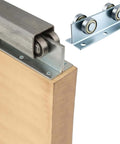 Sliding Door Hardware 100x30x29mm Heavy Duty Steel Trolley Assembly for barn shed sliding doors with rust resistant unistrut roller