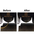 Before and after using A1 Nozzle Brush Replacement Kit For 3D Printers With Hotbed Mounted Silicone Wiper Cleaning Tool Three Pack