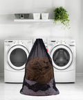 Heavy Duty Mesh Laundry Bags Set 24 x 36 Inches Drawstring Closure Black 2 Pack For Dorms College Travel Apartments Factories Durable