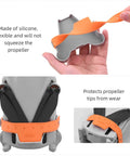Propeller Holder And Strap Guard Stabilizer For Mini 3 And Mini 3 Pro Drones Orange Color Protects Propellers During Storage And Travel