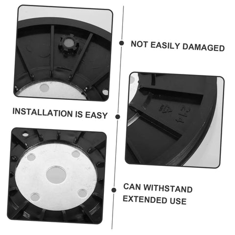 Close-up of exercise bike belt discs for workouts and pulley system, durable ABS construction with wide bike compatibility.