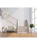 Top Shelf Modern Ceiling Pendant Light Featuring 16 Bright Crystal Accents In Sleek Satin Gold Finish For Killer Indoor Home Decor And Contemporary Room Makeover Vibes above a stylish seating area.