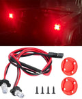 LED Light Strips Kit For 1 By 10 RC Crawler Cars Ultra Bright Headlights And Spotlight Durable Metal And Plastic Construction