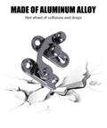 Swing Arm Hook Latches For Suitcases, Dollhouses, Jewelry Boxes And Bird Houses, Durable metal latch on cracked surface