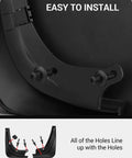 Easy install Tesla Model 3 Mud Flaps Splash Guards Set Of Four No Drilling No Tape All Weather Fender Protectors for 2017-2023