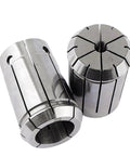 Versatile ER Collet Chuck For CNC Lathe And Milling, Spring Tool Holder with various shank sizes, close-up view