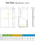 Technical diagram of Weatherproof Junction Box All Weather Ready Outdoor Indoor ABS Plastic IP65 Enclosure With Hinged Lid 5.9x3.9x2.8 Inches Grey Rubber Gasket And Two Plastic Latches For Superior Seal dimensions and specifications.