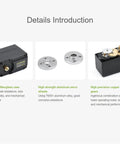 Details of Beefy 30Kg Torque Servo Motor With Metal Gear ST3215 components, including casing, servo wheels, and gear mechanism.