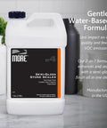 Hella Tough Semi Gloss Stone Sealer For Natural Stone Pavers Tile And Concrete With A Smooth Wet Look Finish That Keeps Oil And Water Spills At Bay Indoors Or Out Using A Water Based Formula For Serious Daily Protection In A One Gallon Size.