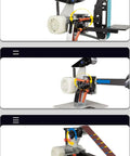 Rock Solid Brushless Belt Sander Paired With Adjustable Knife Grinder And Flip Angle Setup For Fast Blade Sharpening On Wood And Metal Shop Rigs Without Any Headache Today, showing detailed mechanism.