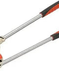 Heavy Duty Stainless Steel Pipe And Tubing Bender With Extra Long Handles For Half Inch Pipe Model 608 in black red silver finish