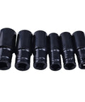 Half Inch Drive Harmonic Balancer Socket Set for crank bolts, beefy heavy duty impact sockets with enhanced torque, sizes 17-27mm