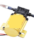 Professional Heavy Duty Gasoline Powered Water Transfer Pump with 10mm connectors and gold casing for efficient liquid transfer.