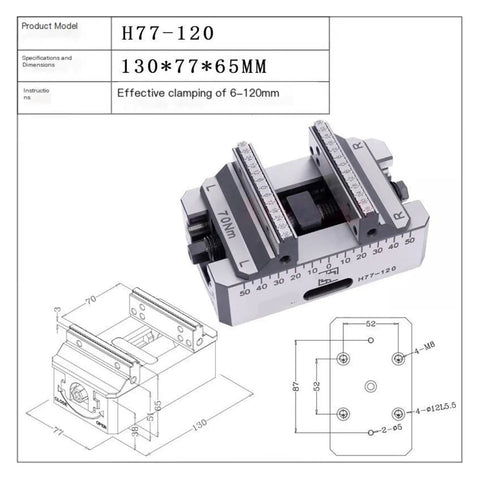 Self Centering Vise for Quick Change Four and Five Axis Machining Rock Solid Clamping for Round Materials Like Pipes and Tubes